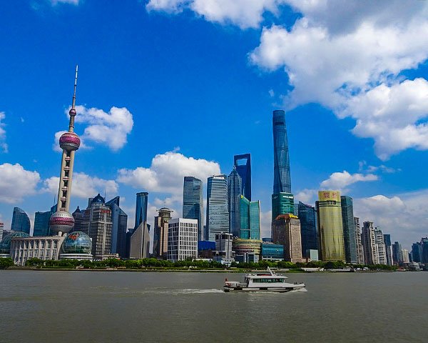 The Bund and Shanghai skyline