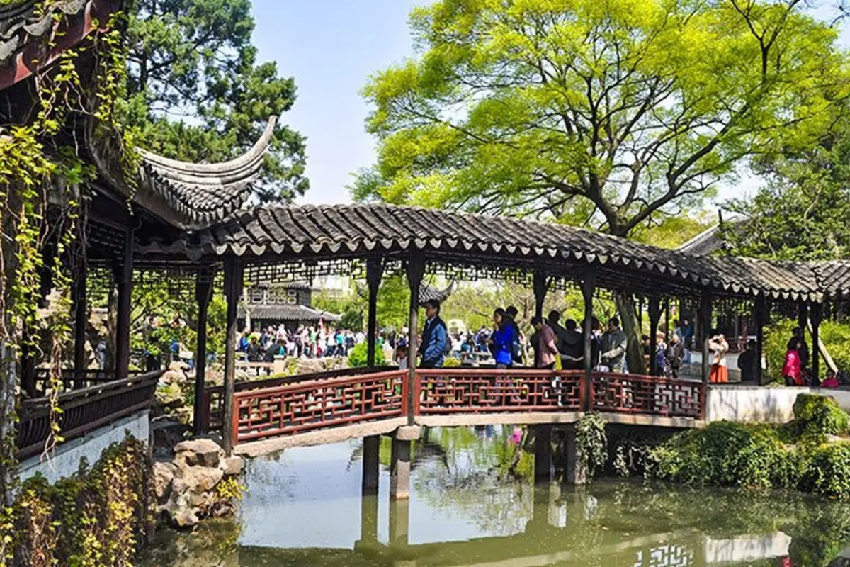 A classical garden in Suzhou