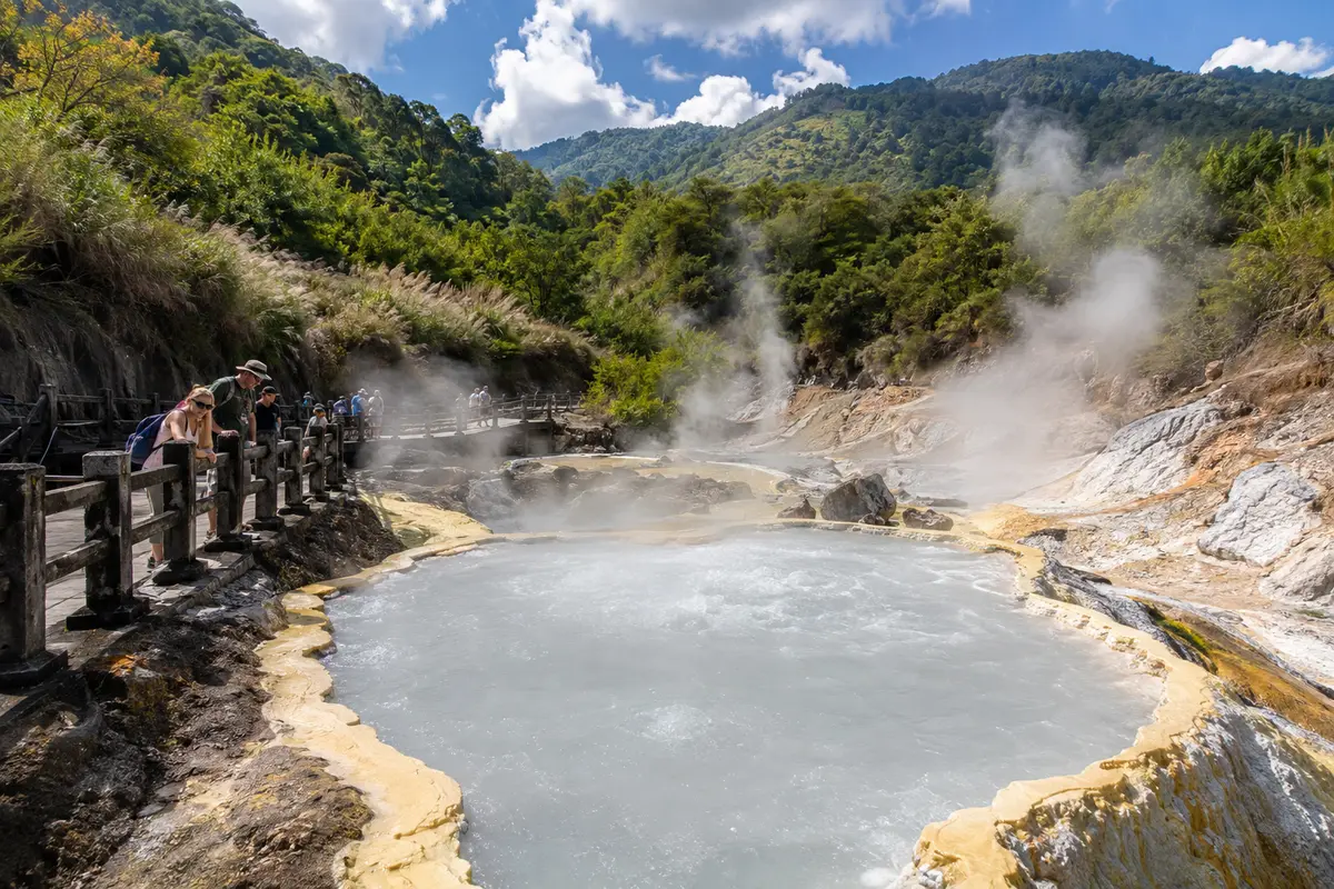 Hot Sea geothermal scenery in Tengchong