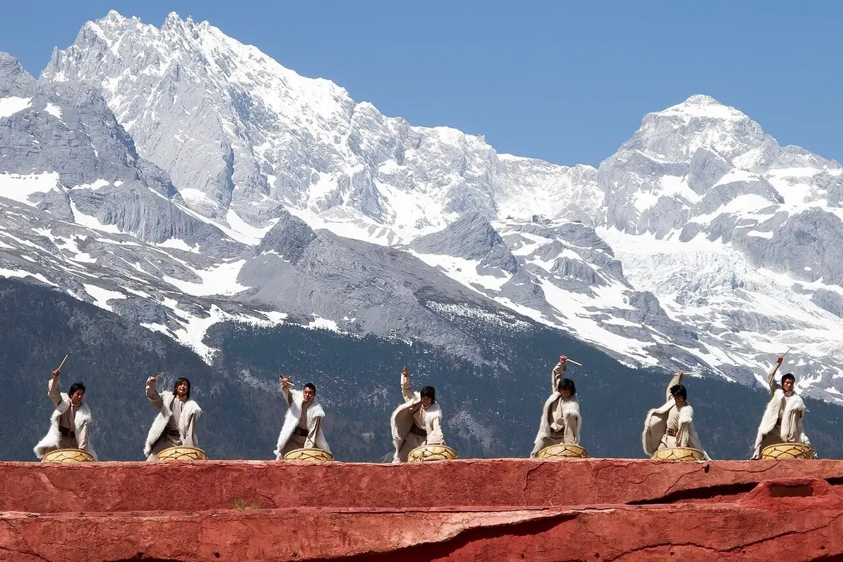 Jade Dragon Snow Mountain near Lijiang