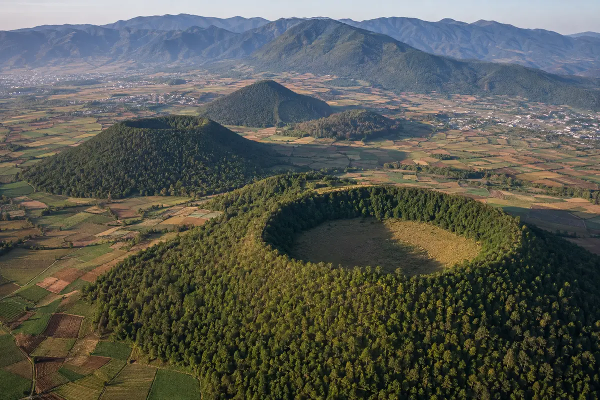Tengchong volcanic landscape