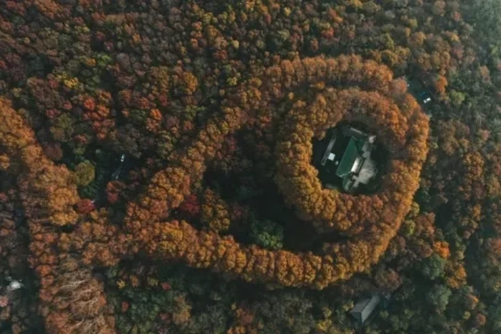 Purple Mountain Mausoleums and Meiling Palace — itinerary scenery