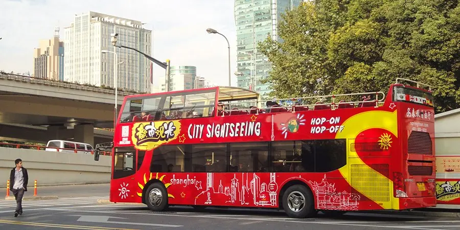 Shanghai tourist buses and regional links planning context