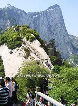 Archived Weinan regional mountain and river landscape