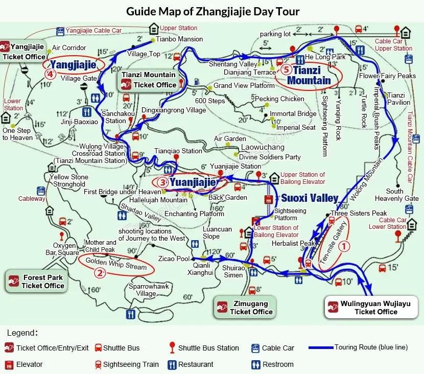 Zhangjiajie Tour Planning visitor-planning context in Zhangjiajie