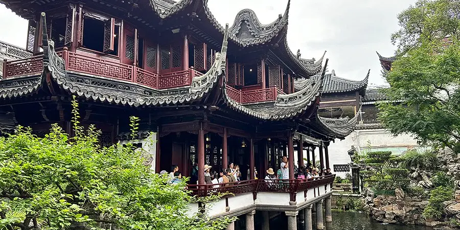 Historic Shanghai garden architecture used for Jinshan heritage context