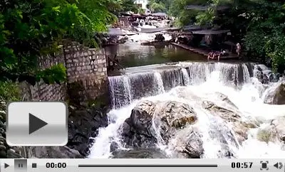 Gaoguan Waterfall landscape, activity or visitor-planning context