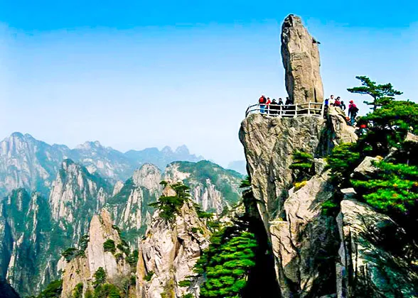 Archived landscape view of Huangshan Scenic Area