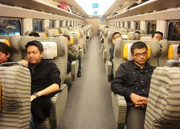 High-speed train used as Beijing to Chengdu route-planning context