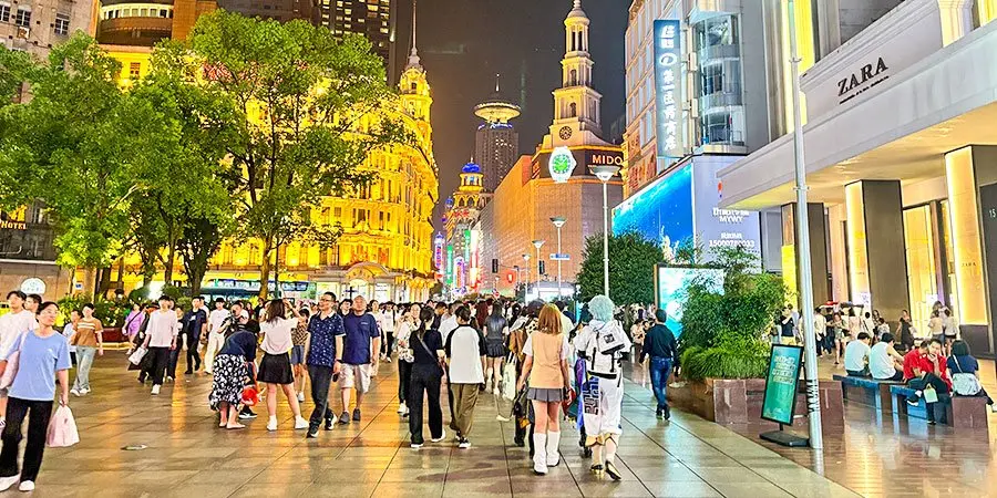 Shanghai café terrace used for Xuhui cultural district context