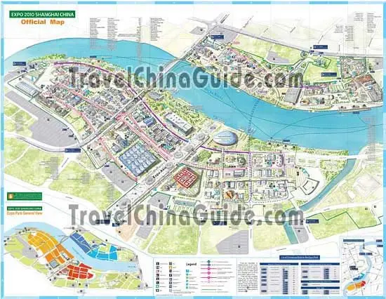 Expo site maps visitor context in Shanghai