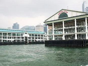 Archived Central ferry pier in Hong Kong