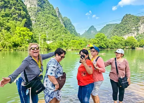Guilin Merryland Resort landscape, access and responsible Guilin visitor planning context
