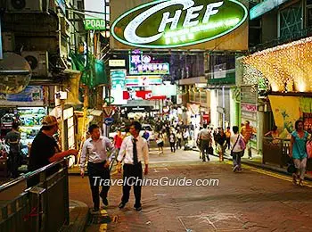 Archived Hong Kong image used for Western dining in Hong Kong menu planning
