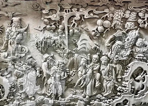 Historic Shanghai architectural detail used for Xuhui walking context