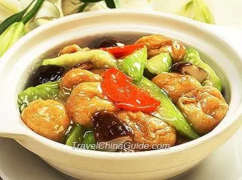 Archived plant-based dishes served in Xi’an dining context