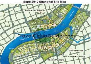 Expo construction history visitor context in Shanghai