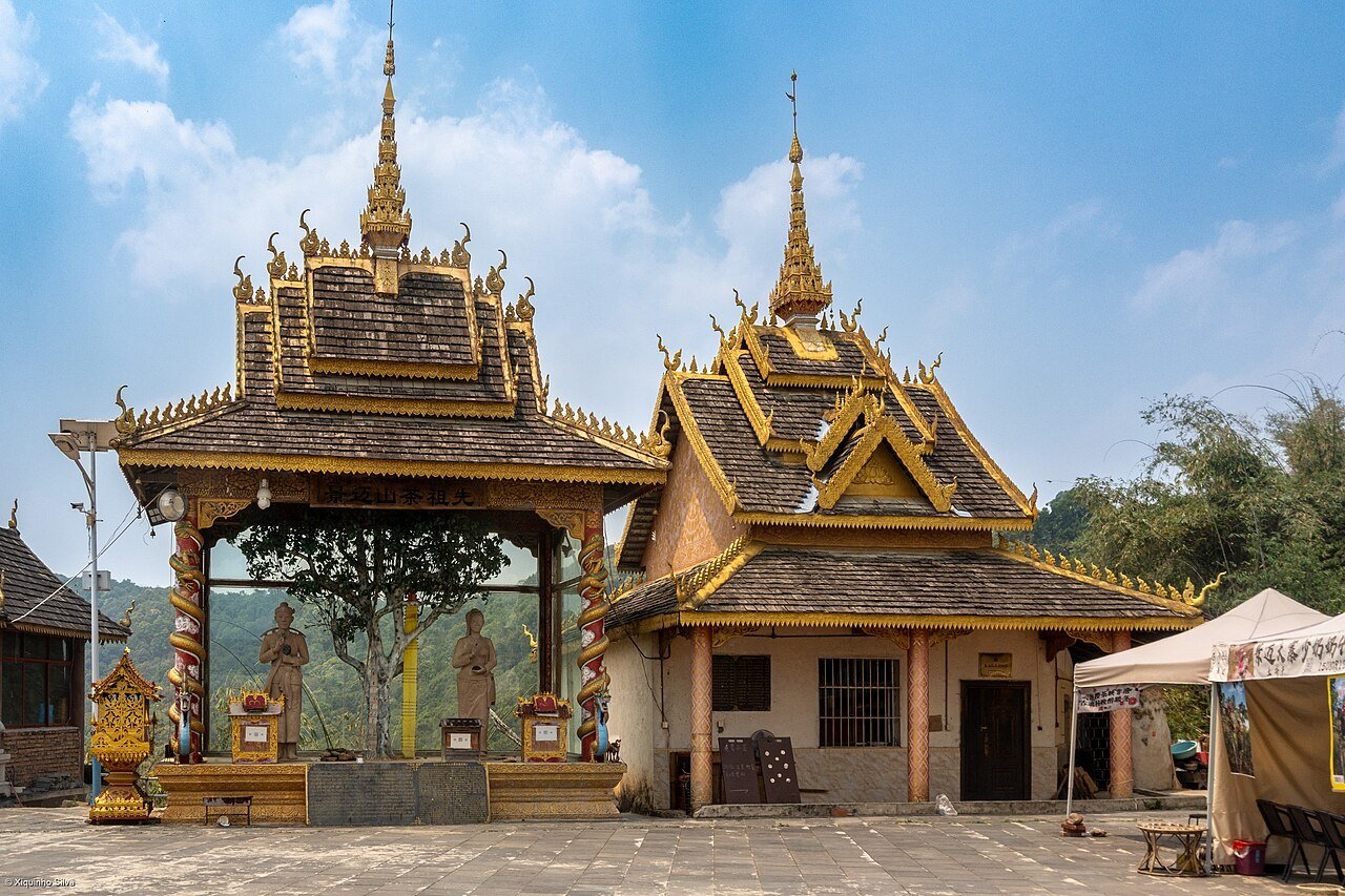 Wengji Blang Village during the 4-Day Jingmai Family Tea Journey itinerary