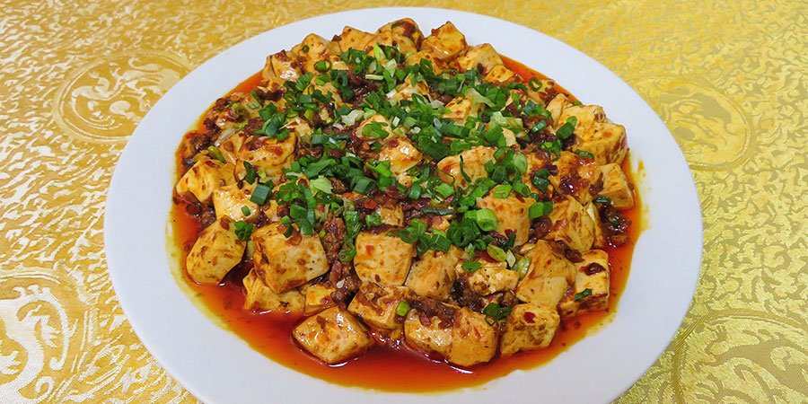 Mapo tofu representing regional Chinese cuisine